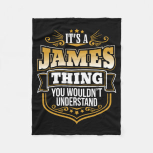 Cobertor De Velo Coisa de Homem que James Não Entenderia Engraçado