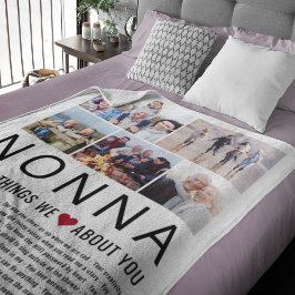 Cobertor De Velo Coisas De Colagem De Fotos Não-Na Que Amámos Sobre