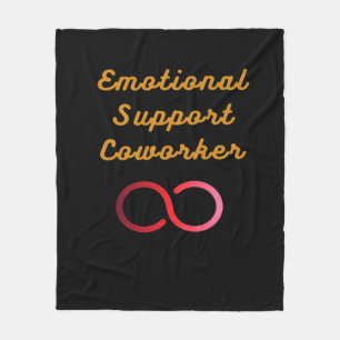 Cobertor De Velo Colaborador de Ajuda Emocional - Dia de Trabalho C