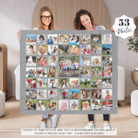 Colagem de Fotografias 53 Fotografias Cinzas Editá