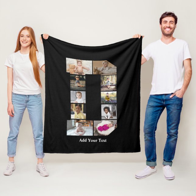 Cobertor De Velo Colagem de Fotografias com design Carta D (In Situ)