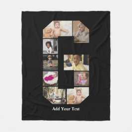 Cobertor De Velo Colagem de Fotografias com design Letra G