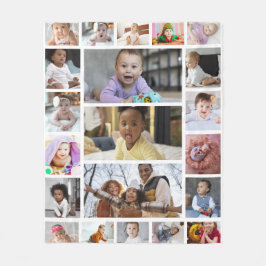 Cobertor De Velo Colagem de Fotografias do Design 21