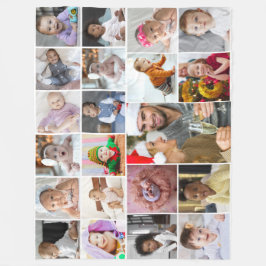 Cobertor De Velo Colagem de Fotografias do Design 21