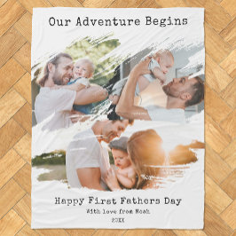 Cobertor De Velo Colagem de Fotografias do Traço do Pincel do Prime