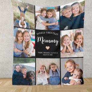 Cobertor De Velo Colagem de Fotografias Moderna Personalizada 8 par