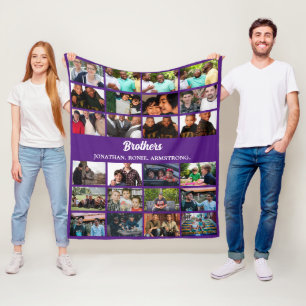 Cobertor De Velo Colagem de Fotografias Personalizada dos Melhores