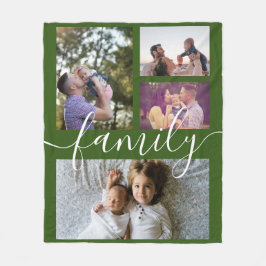 Cobertor De Velo Colagem de Fotografias Personalizada Família Perso