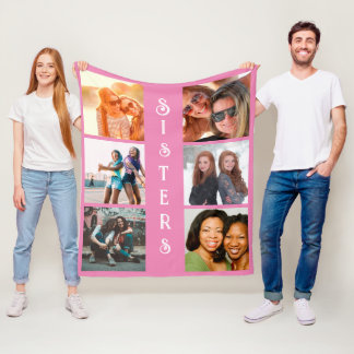 Cobertor De Velo Colagem de Fotografias Personalizada Moderna 6