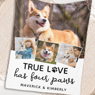 Cobertor De Velo Colagem de Fotografias Personalizada Pet Dog Lover