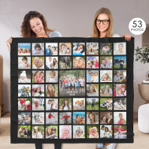 Colagem de Fotos 53 Fotos Personalizadas Preto