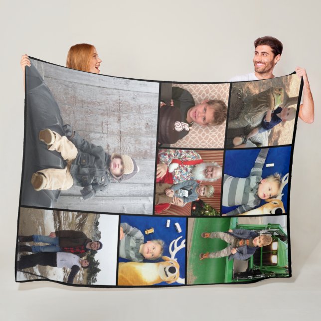 Cobertor De Velo Colagem de Fotos da Família 8 Fotos (In Situ)