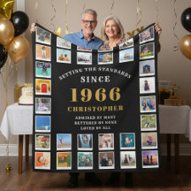 Colagem de Fotos de Memórias Familiares dos 60 Ano