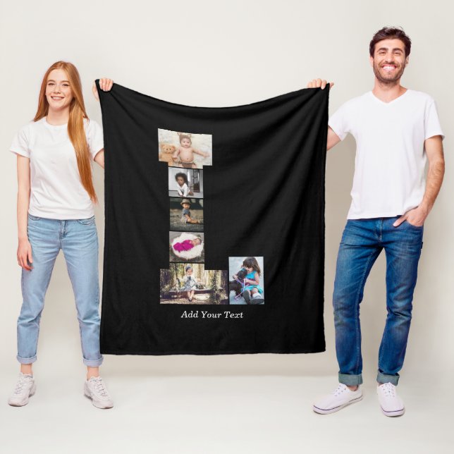 Cobertor De Velo Colagem de Fotos em Preto e Branco L (In Situ)