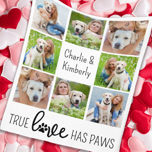 Cobertor De Velo Colagem de Fotos Personalizada Pet 8 Pet 8 do True