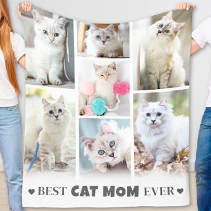 Cobertor De Velo Colagem de Fotos Personalizadas de Animais de Esti