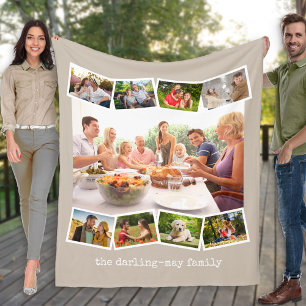 Cobertor De Velo Colagem de Fotos Zigzag Foto Tampão Neutro