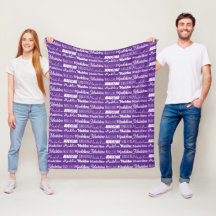 Colagem de Nome Personalizável Roxo bonito
