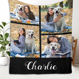 Cobertor De Velo Colagem Personalizada de Fotografias de Cães de P