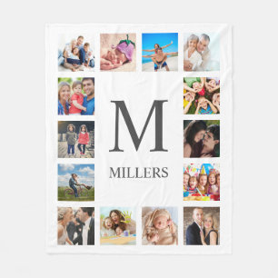 Cobertor De Velo Colagem Personalizada de Fotos da Família Personal
