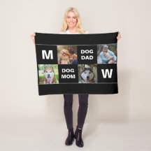 Colagem Personalizada de Fotos do Pai de Cães Mãe