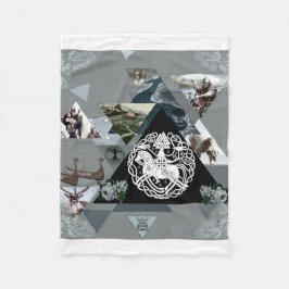 Cobertor De Velo Colagem Vintage Retro com rendas e flores