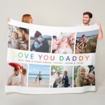 Colar de Fotos 'EU TE AMO PAI' Lembrança