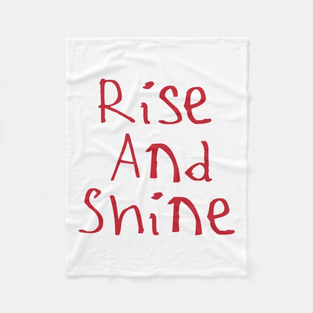 Cobertor De Velo Colar Rise And Shine3  (Frente)