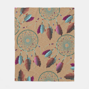 Cobertor De Velo Coletores ideais nativos de turquesa roxa