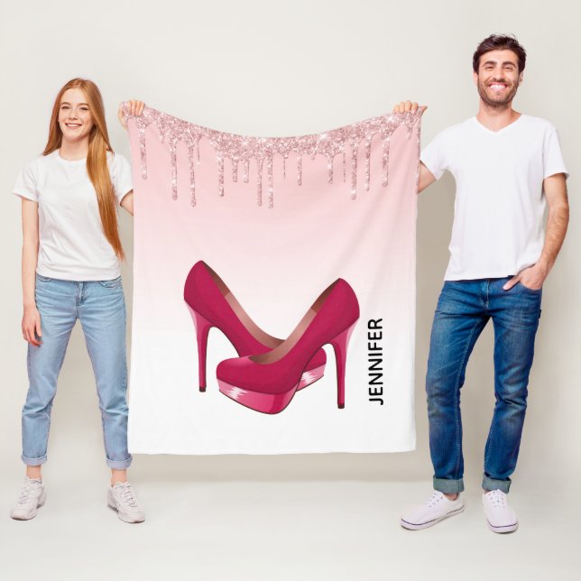 Cobertor De Velo Colírio Rosa Moderno, Drives e saltos altos (In Situ)