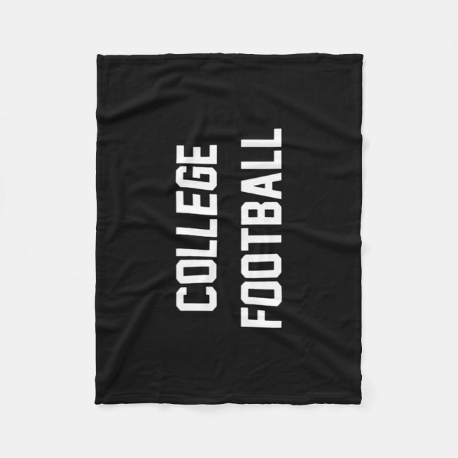 Cobertor De Velo College Football Fleece Blanket (Frente)