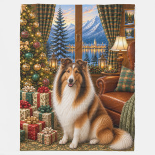 Cobertor De Velo Collie de Pelo Grosso de Férias
