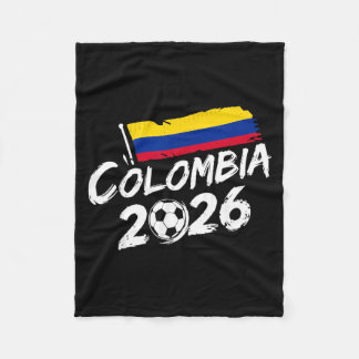 Cobertor De Velo Colômbia Futebol Jogo Jogador Fã Colombiano