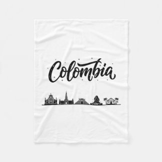 Cobertor De Velo Colombia Skyline Travel Vacation Outfits 