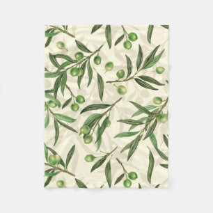 Cobertor De Velo Coloração aquática dos ramos de oliveira