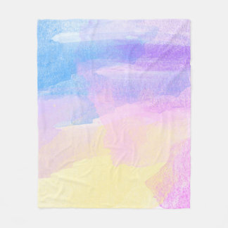 Cobertor De Velo Coloração d'água abstrato de arte em segundo plano