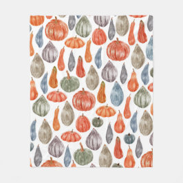 Cobertor De Velo Coloração d'água Colorida Coleção Pumpkins 