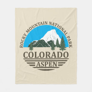 Cobertor De Velo Colorado Aspen resort de esqui céu azul