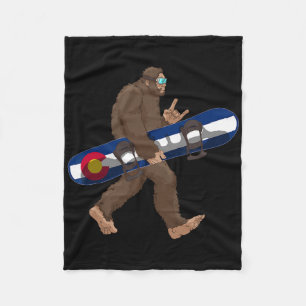 Cobertor De Velo Colorado Flag Snowboard Bigfoot Para Snowboarder
