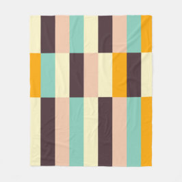 Cobertor De Velo Colorful geometric pattern with vertical stripes 