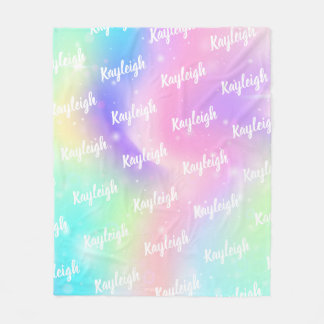 Cobertor De Velo Colorida de Garotas de Banheira Personalizadas 