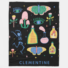 Cobertor De Velo Colorida Poção Mágica Testemunha Personalizada Pre