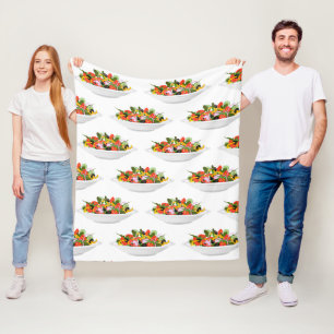 Cobertor De Velo Coma mais plantas com cartazes de motivação de sal