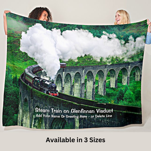 Cobertor De Velo Comboio a vapor em Glenfinnan Viaduct - Adicionar  (Criador carregado)
