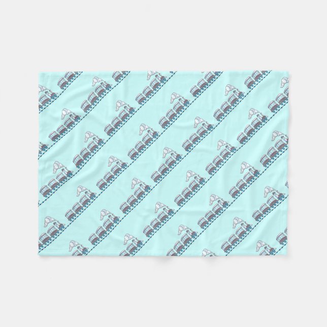 Cobertor De Velo Comboio de Brinquedo (Frente (Horizontal))