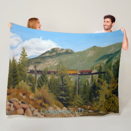 Cobertor De Velo Comboio Histórico do Motor a Vapor do Colorado em