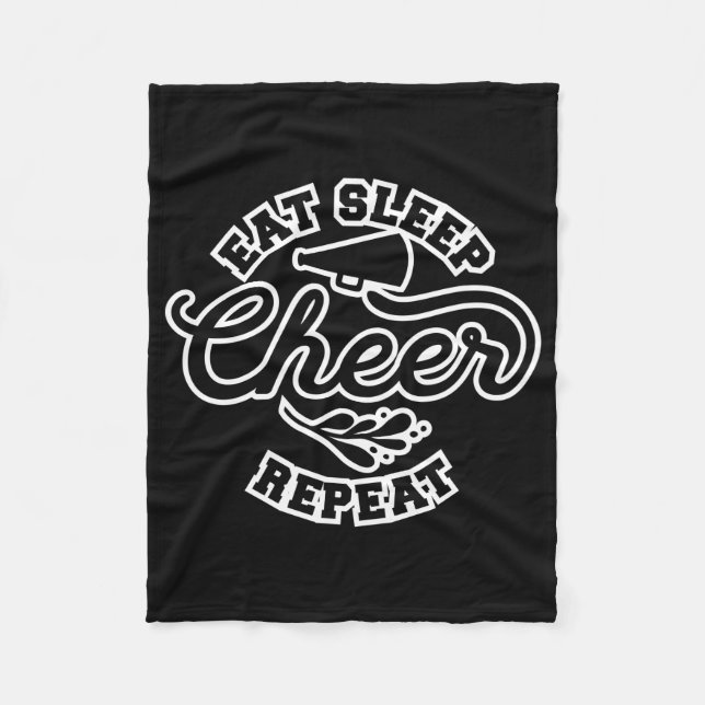 Cobertor De Velo Come Sleep Cheer Repita Ideias Design (Frente)