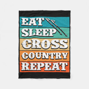 Cobertor De Velo Come Sleep Cross Country Repete Skier Winter Sport