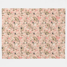 Cobertor De Velo Começos Cerejados Sherpa Blanket