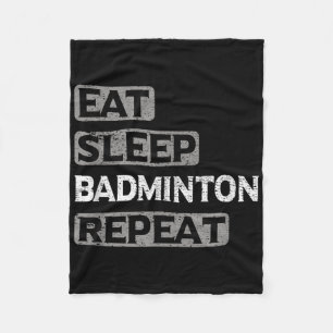 Cobertor De Velo Comer Dormir Badminton Repetir 